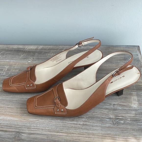 Bandolino leather sling back heels - Picture 2 of 5